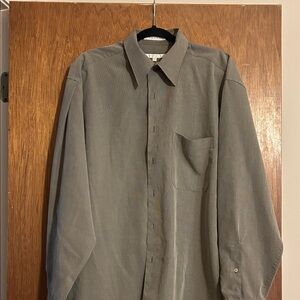 Perry Ellis Mens Button-Up Shirt in Black Small Check